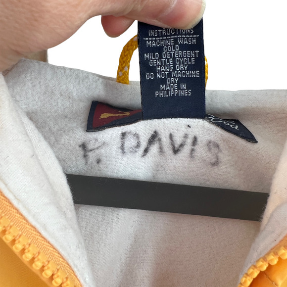 Cuffys of Cape Cod Massachusetts Kids Yellow Waterproof Windbreaker Jacket - Picture 4 of 12